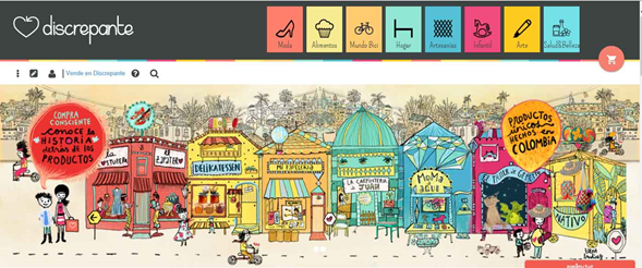 Discrepante plataforma comercial